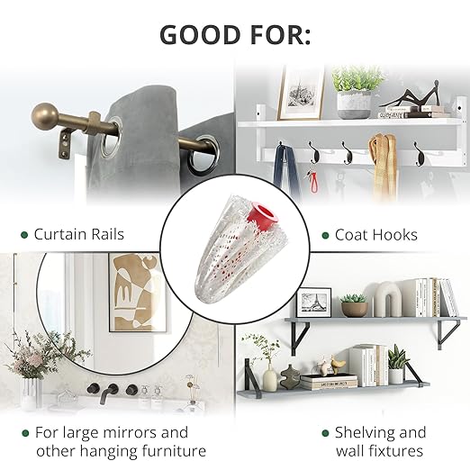 X-Protector Patches for Anchors - 20 PCS Big Size - Loose Wall Anchor Fix Pad - Dry Wall Anchor Repair Pads - Plaster Wall Anchors - Wall Anchors Repair Patches to Keep Them in Place!