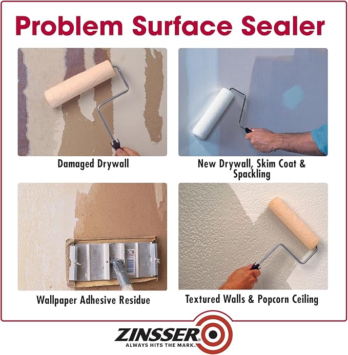 1 gal Zinsser 02301 Clear Zinsser, Gardz Water-Based Problem Surface Sealer
