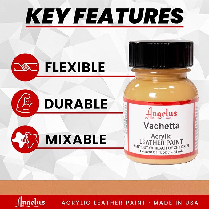 Angelus Acrylic Leather Paint, 1 oz, Vachetta