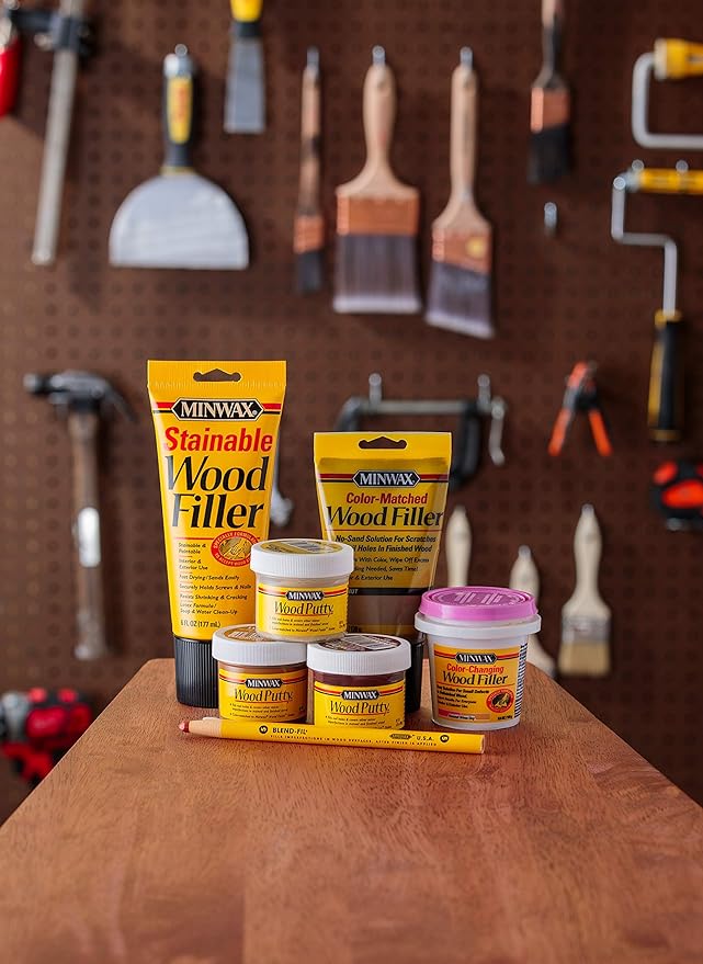 Minwax Wood Putty, White, 3.75 oz.