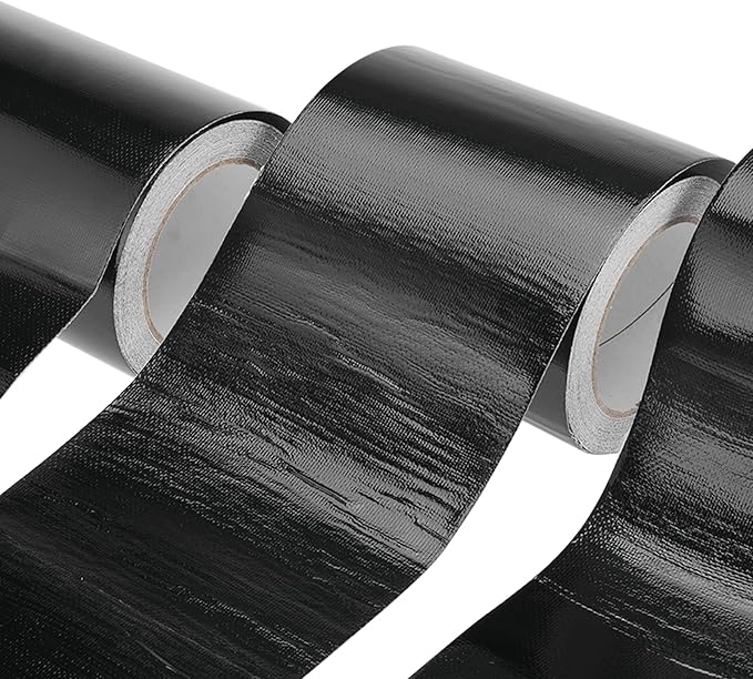 RealPlus 4" x 50' RV Underbelly Tape Waterproof Belly Tape with Permanent Sealing Adhesive for Camper Travel Trailer Mobile Home, Tear Repair Patch