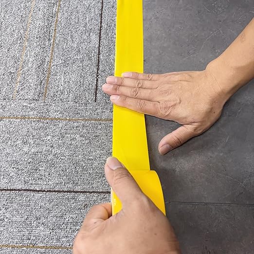 Duct Tape Heavy Duty Yellow, 2 Inches x 32 Yards, Strong, Durable, Easy-Tear by Hand, No Residue, Waterproof for Home Repairs, Fixed Carpet Edge, DIY Projects