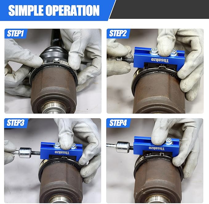 Cv Boot Clamp Tool with 304 Stainless Steel Cv Boot Clamp for CV Axle Dust Boot Removal & Installation, Compatible with Cars, Trucks, ATVs, SUVs for Automotive Maintenance & Repair