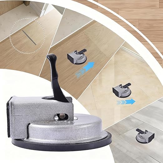 Laminate Floor Gaps Fixing Tool, Heavy Duty Suction Cup Closer Fixer, Vacuum Flooing Repair Gripper, High Performance Puller, for Tight Spaces Corners Hardwood Plank Wood Tile Deep Textures