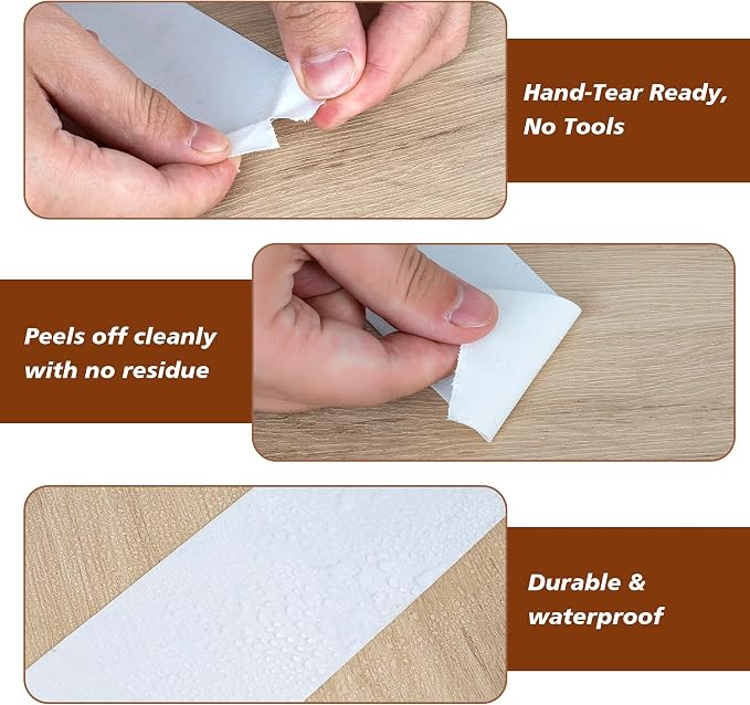 RECAPS 2IN X 99FT Window Sealing Tape, White Window AC Insulation Sealing Film Tape, Waterproof Weather Sealing Tape for Windows to Keep Cold Air,Dust,Rain Out,Easy to Remove Without Residue
