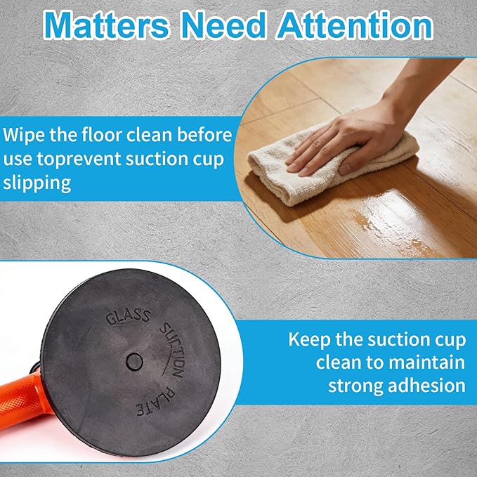 Laminate Floor Gap Repair Tool,Include Suction Cup and Mallet,Floor Gap Repair Kit,for Floating Wood Floors and Moving Glasses