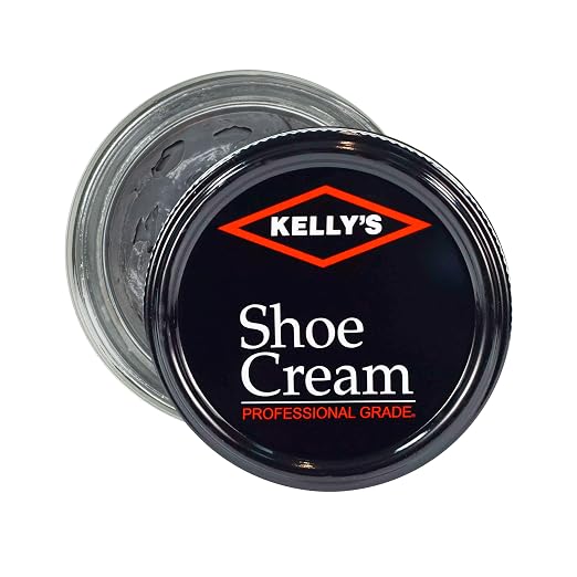 Kelly's Grey Shoe Polish 1.5 oz - Professional Leather Shoe Cream