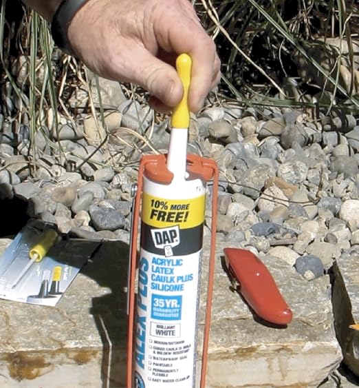 CCY Caulk Saver Series, Reusable Caulk Tube Sealers with Built-in Puncture Pin, 4 Pack