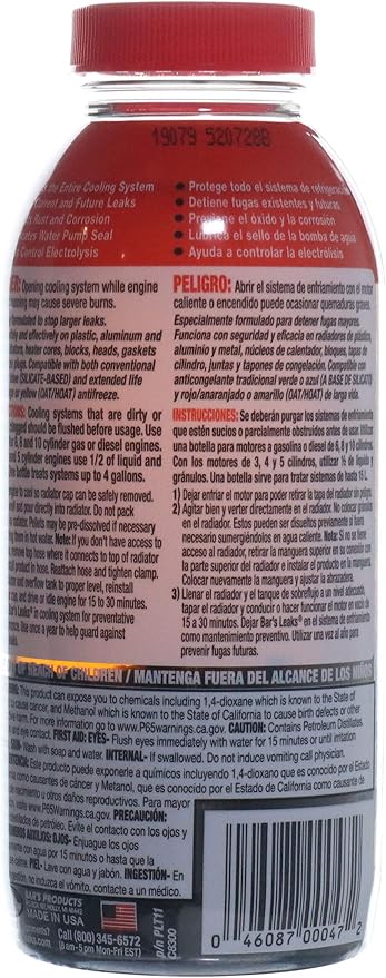 Bar's Leaks PLT11 Pelletized HD Radiator Stop Leak - 11 oz.
