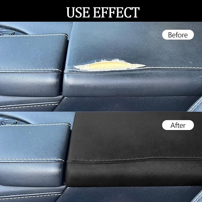 CHEIGHY Leather Repair Kit Self Adhesive Leather Repair Patch for Furniture 15.7X79 inch Vinyl Repair Kit for Couches Car Seats Sofa Office Chair Belt Jackets (Black)