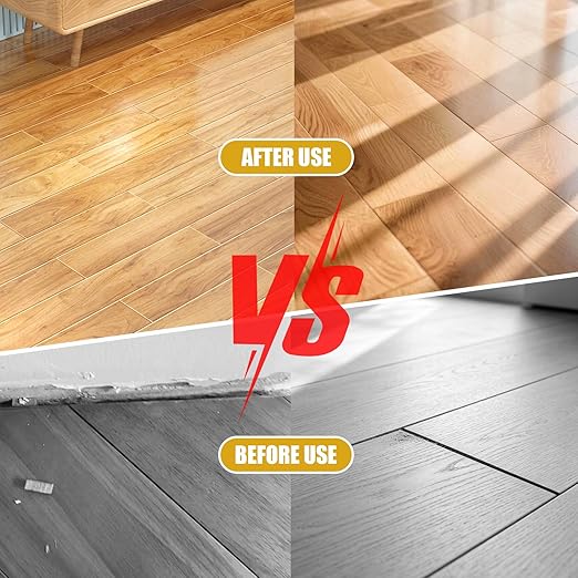 Laminate Floor Repair Kit – Double-Sided Heavy Duty Floor Gap Fixer Tool with Enhanced Suction Cup & 2 Pcs Adhesive Pads for Vinyl Plank, Hardwood & Tile – Close The Gaps, No More Tripping (1pc kit)