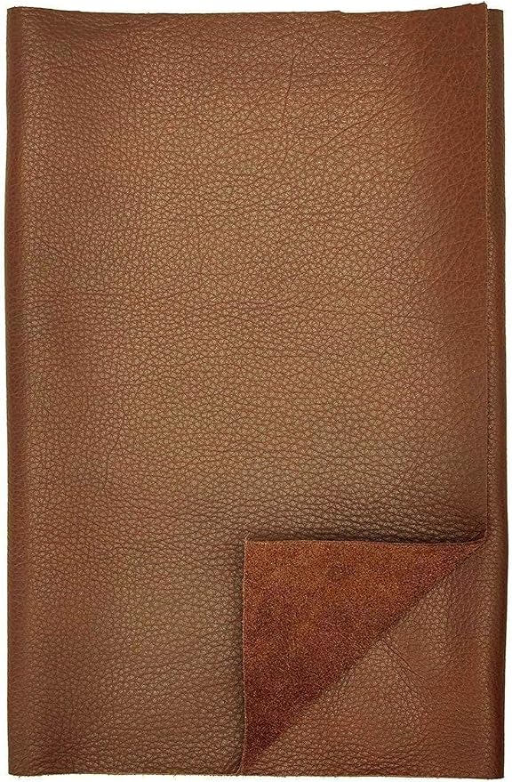 Reed Leather Hides - Cow Skins (8 inches X 11 Inches, Brown) | Arts and Crafts