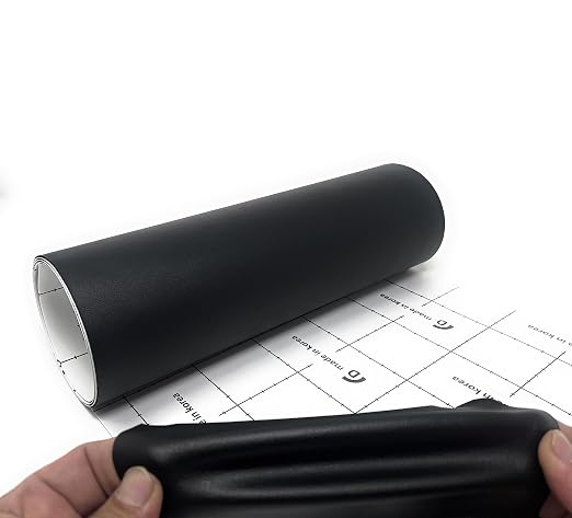 Leather Repair Tape – 12 X 48 inches Self Adhesive Waterproof Flexible Repair Patch Kit for Sofa Seating Couch Car Seat Drivers Seat Furniture Chair Leather Goods Black