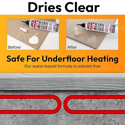 Floor-Fix Pro Eeasy Squeeze 10.1 Fl Oz - Extra Strength - Fix Loose & Hollow Tiles, Squeaky Wood & Laminate - Includes Built in 5/64” Syringe Tip - Adjustable to 5/64. No Sealant Gun Required (3)