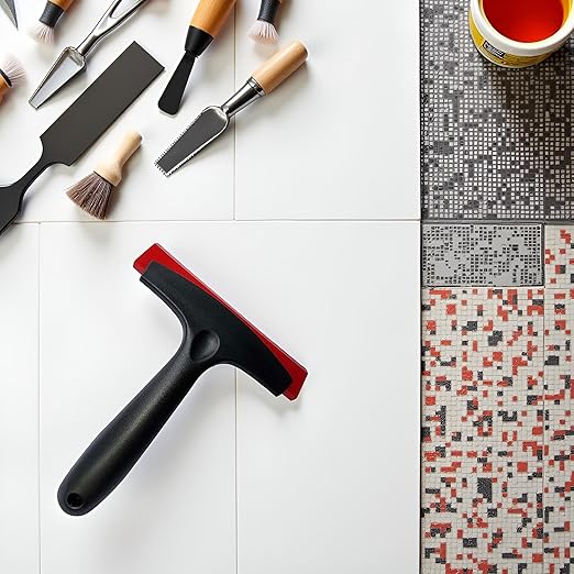 Black Multifunction Grout Scraper Professional Gap Filling Tool, Grout Tools for Tile, Multifunction Construction Tool,Hand Tools,Power and Hand Tools
