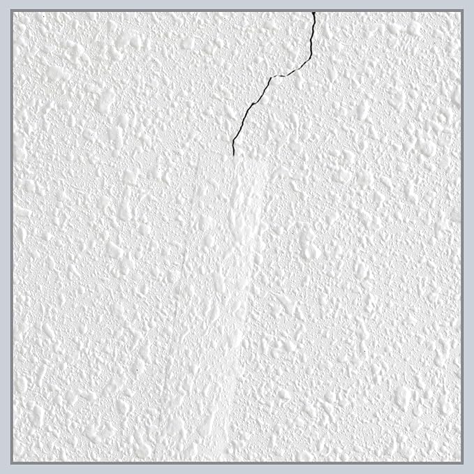 Self Adhesive Crack Drywall Joint Repairs Tape 1.5'' x 32' Textured Roll Joint Tape Paintable for Walls Diatom Mud Finish Texture Tapes for Drywall Repair