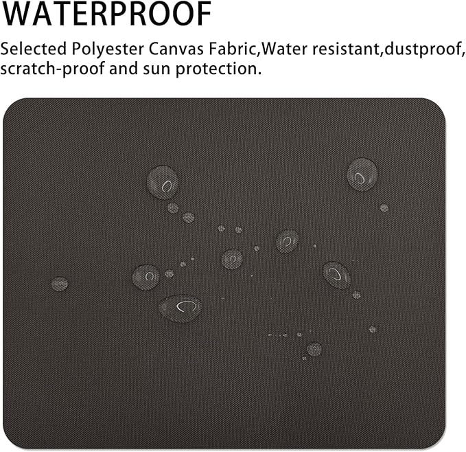 Gheeidau Canvas Repair Patch 9×11 Inch 3Pcs Waterproof Self-Adhesive Fabric Repair Patch for Tents,Boat Cover,Pop Up Canopy,Patio,Bags,Car Seats,Sofas,Furniture Cover(Coffee)