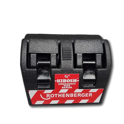 Rothenberger Kibosh Emergency Pipe Repair - Quick, Easy and Professional Way to Repair Burst - 3/4", Up to 145 PSI - 80012