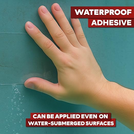 XFasten Waterproof Patch and Seal Tape Clear, 4” x 10-Feet Roof and Gutter Rubber Repair Tape for Stop Leak Repair on Gutter, Roof, Boat, Pool, HVAC