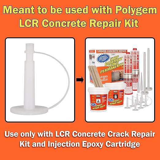 Liquid Concrete Standard Surface Injection Ports with Attached Caps (50)