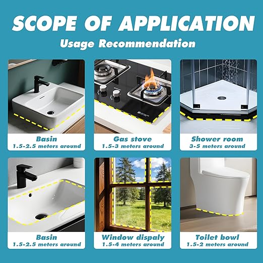 Breliter Hybrid Sealant - White Caulk for Bathtub, Bathroom, Kitchen Repair, 100% Waterproof Seal Adhesive for Tile, Stone, Metal & Glass, Paintable, Flexible & Durable (5.3 oz)