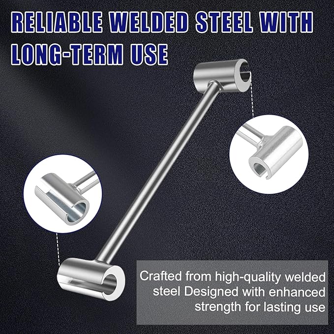 Door Hinge Adjustment Tool, 14-19mm Double Head Heavy Duty Door Hinges Repair Gap Adjusting Wrench Tool for Fireproof Door Anti-Theft Door Residential，Ergonomic Design for Easy to Use