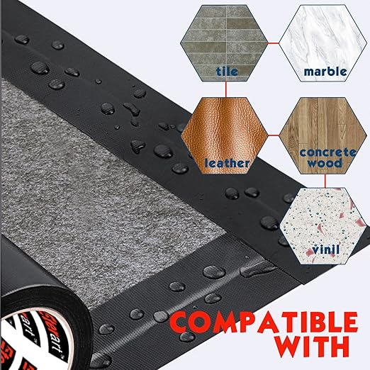 ETERART Heavy Duty Black Duct Tape, Tear by Hand & Residue-Free Industrial Strength Adhesive, Waterproof Multi-Purpose Tape for Moving, Outdoor Repair and Home DIY, 2 Inch x 20 Yards