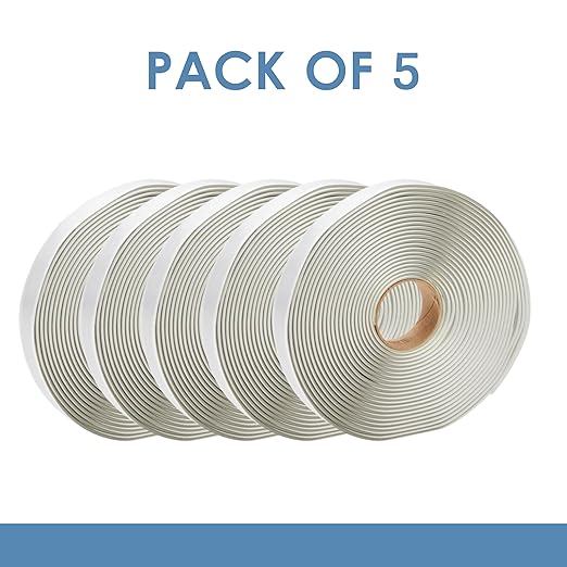 Dicor BT-1834-5 Butyl Seal Tape - 1/8" x 3/4" x 30' Repair Tape for RV, Trailer, Motorhome, Windows, and Vent Sealing- Pack of 5