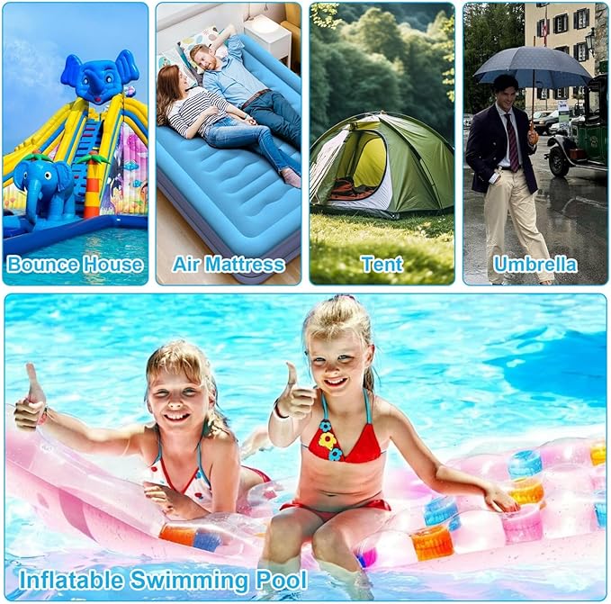 Yoleshy Inflatable Pool Patch Repair Kit, 3.15 in X 7.2 Ft Air Mattress Patch Kit Heavy Duty, Clear Waterproof Tape for Pools, Bounce House, Air Bed