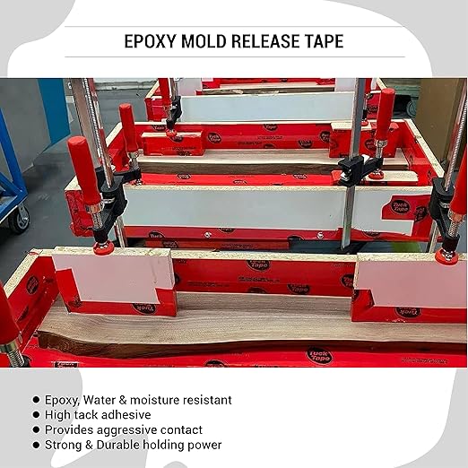 Tuck Tape Construction Sheathing Tape, Epoxy Resin Tape, 2.4 in x 180 ft (Red)