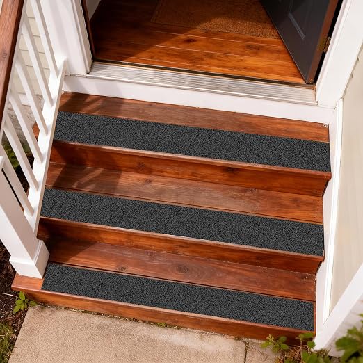 Black Anti Slip Tape 2in x 40ft, 80 Grit Waterproof Non Skid Grip Tape Roll for Stairs, Steps, Ramps, Decks, Floors, Ladders, Indoor & Outdoor Use
