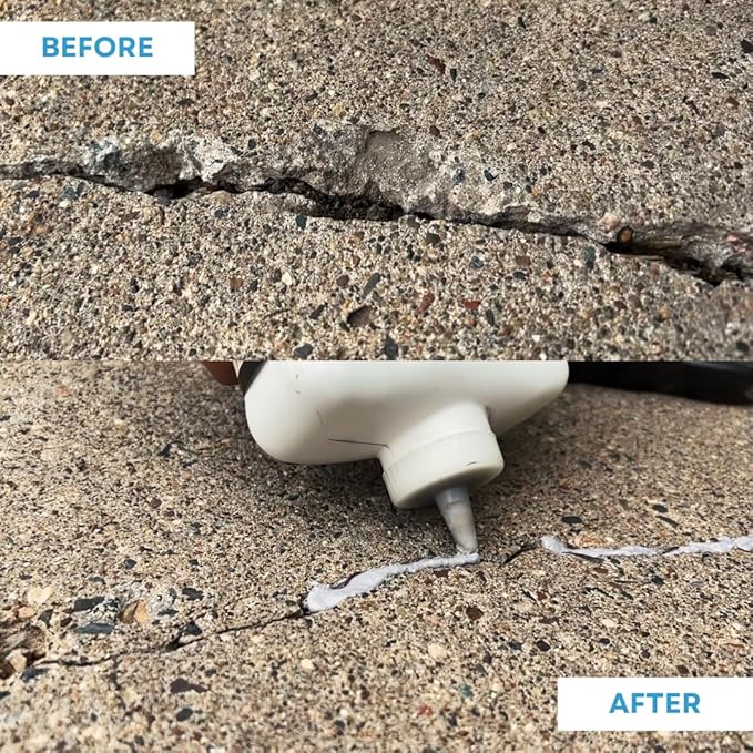 Pourable Gray Concrete Crack Filler (1, Quart)