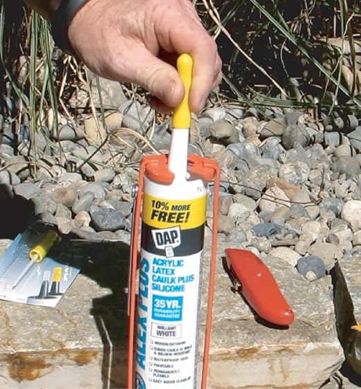 CCY Caulk Saver Series, Reusable Caulk Tube Sealers with Built-in Puncture Pin, 2 Pack