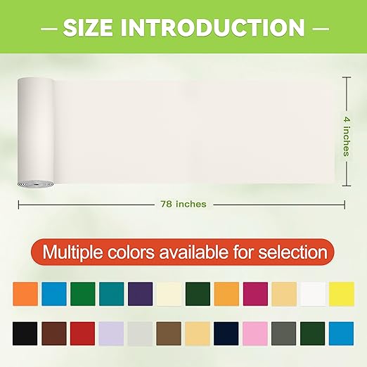 TIANLDD 4x78in Waterproof Repair Tape for Boat Covers,Tents,Tarp,RV Awning，Fabric Repair Tape(White)