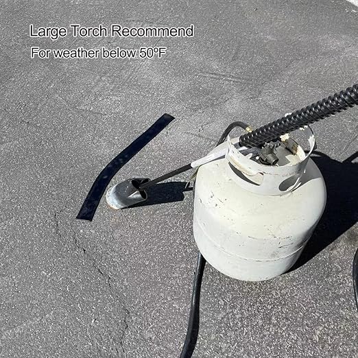 EWT Premium Asphalt Tarmac Parking Lot Joint and Crack Sealer Repair Hot-Filler II Tape 2 in x 50 ft Long (3mm Thick)