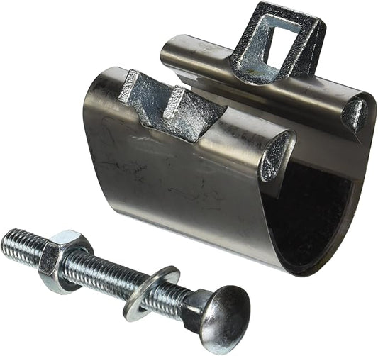 Eastman 1-1/2 Inch IPS Pipe Repair Clamp, 3 Inch Length, Stainless Steel, 45189