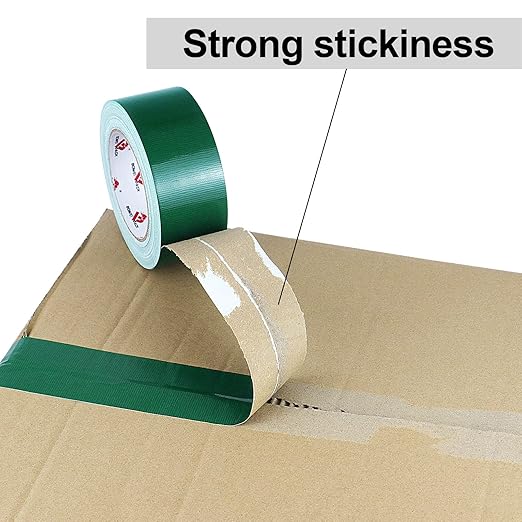 2 Pack Duct Tape Heavy Duty,9 Mil Thickness,2 Inches x 30 Yards,Strong Industrial Strength,Flexible,No Residue,Waterproof and Tear by Hand,Multi-Use for Indoor & Outdoor Repairs (Green)