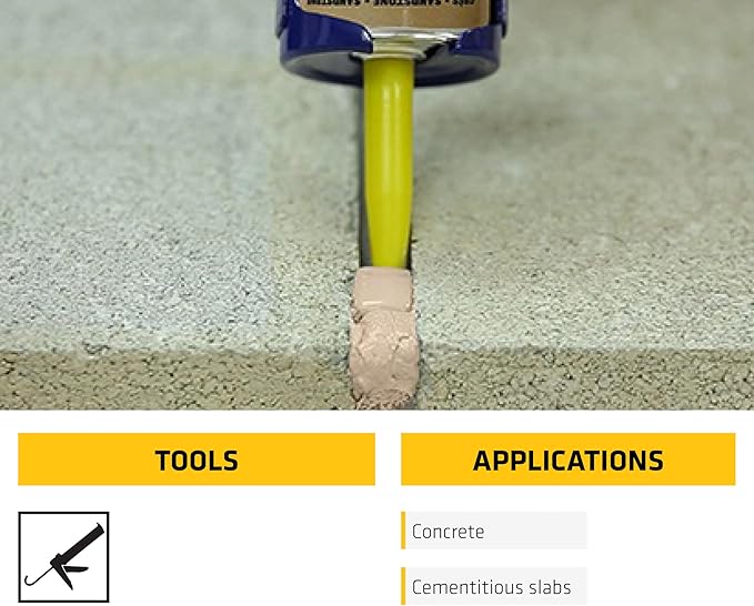SIKA Sikaflex Self-Leveling Sealant - Sandstone, Polyurethane with Quick Curing for Horizontal Expansion Joints - 29 fl. oz Cartridge (Pack of 12), Durable, Easy Application
