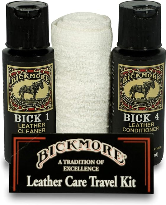 Bickmore Leather Shoe & Boot Travel Care Kit- Repairs, Polishes and Shines Leather Goods On The Run
