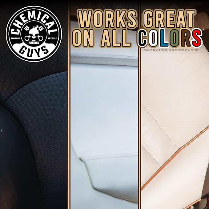 Chemical Guys SPI_208 Colorless and Odorless Leather Cleaner for Car Interiors, Furniture, Apparel, Boots, and More (Works on Natural, Synthetic, Pleather, Faux Leather and More), 128 fl oz (1 Gal)