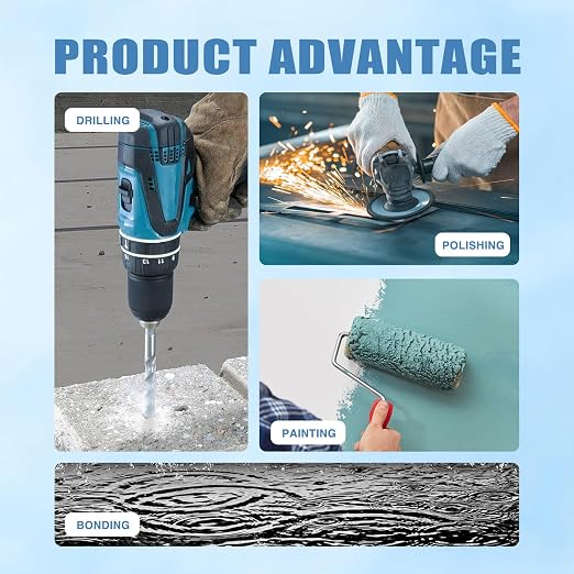 Epoxy Putty 10oz High Strength Filler Metal Wood Tile Ceramic | Strong bonding, fast cure, fits metal wood tile ceramic, moldable sculpt fill clay, waterproof putty stops leaks permanently