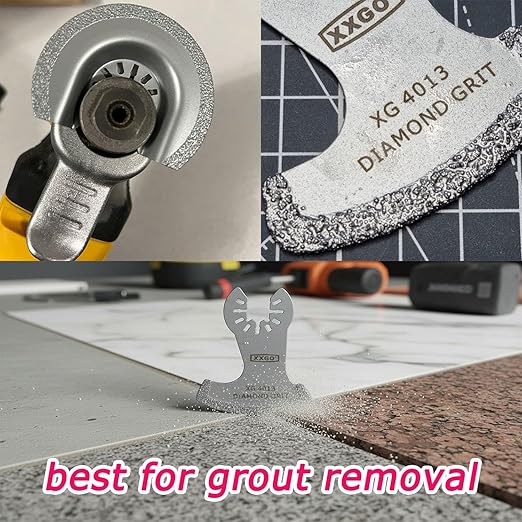 XXGO 6 Pcs Diamond Multi Tool Grout Removal Blade XG6002D