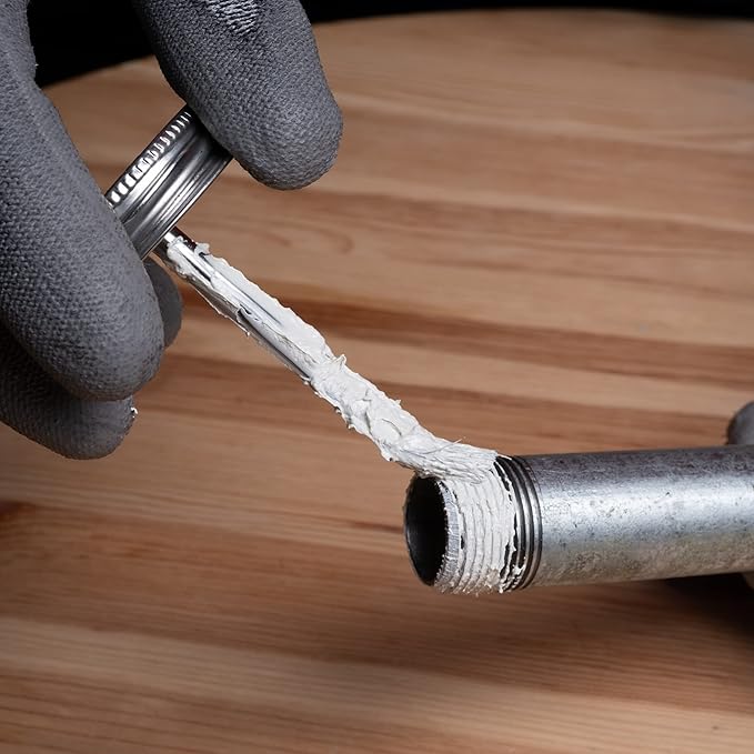 Oatey 31231 Pipe Joint Compound with PTFE with Brush, 8 fl.Ounce