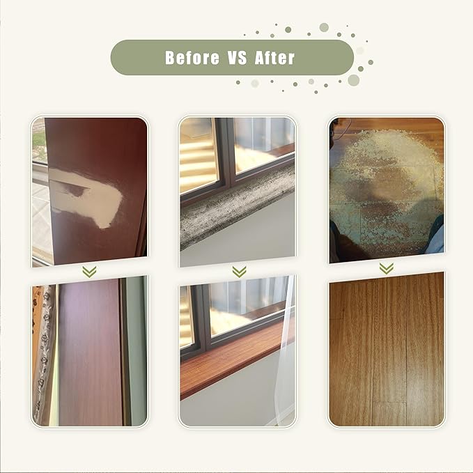 Besezx Wood Grain Tape, 3.9" X15', Self Adhesive Wood Grain Repair Patch for Tables, Chairs, DIY,Baseboards, Doors, Windows, Floors and Furniture Renovation.（Natural Wood Grain）
