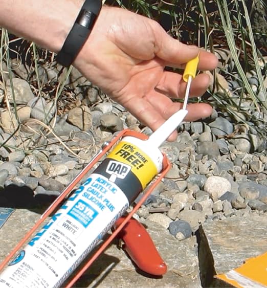 CCY Caulk Saver Series, Reusable Caulk Tube Sealers with Built-in Puncture Pin, 2 Pack