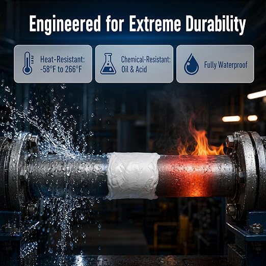 Steel Reinforced Epoxy Putty, 2026 New Heavy Duty Metal Putty Putty for Repair, Waterproof Steel Reinforced Epoxy for Metal Filler Putty, Suitable for Repairing Various Types of Sewer Pipes (1 Pack)