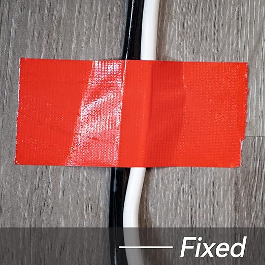 Reniteco Red Duct Tape- 2 inches x 10 Yards, Waterproof & All-Weather, No Residue, UV Resistant, Heavy Duty for Car, Home & Outdoor Repairs, 1 Roll