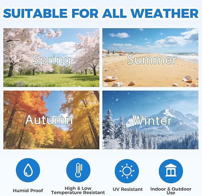 SWRT White Window Weather Sealing Tape, 2 in X 90 FT Summer Window Insulation, Air Conditioner and AC Seal, Self Adhesive Residue Free, Blocks Hot Air, Dust and Insects for Doors and Windows
