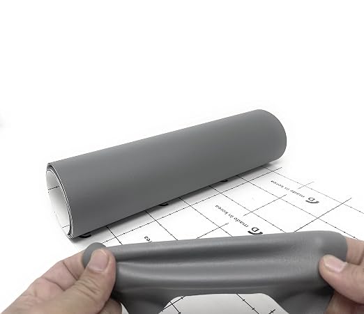 Leather Repair Tape – 12 X 48 inches Self Adhesive Waterproof Flexible Repair Patch Kit for Sofa Seating Couch Car Seat Drivers Seat Furniture Chair Leather Goods Grey