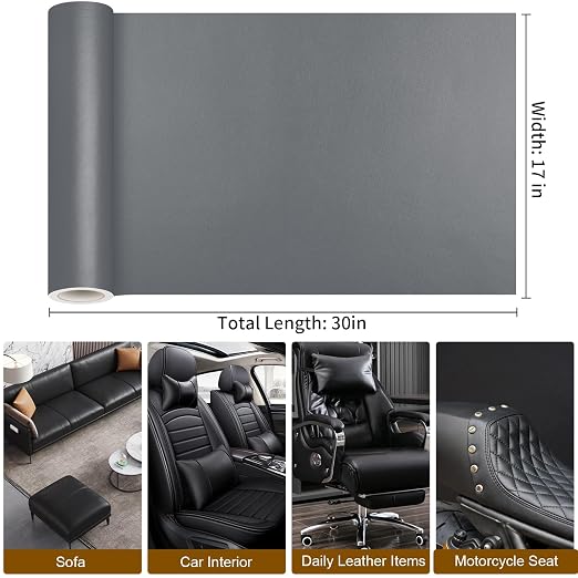 Leather Patches for Furniture,Self Adhesive Leather Repair Patch,Leather Patch Tape kit for Couch,Car Seat,Motorcycle seat,Loveseat